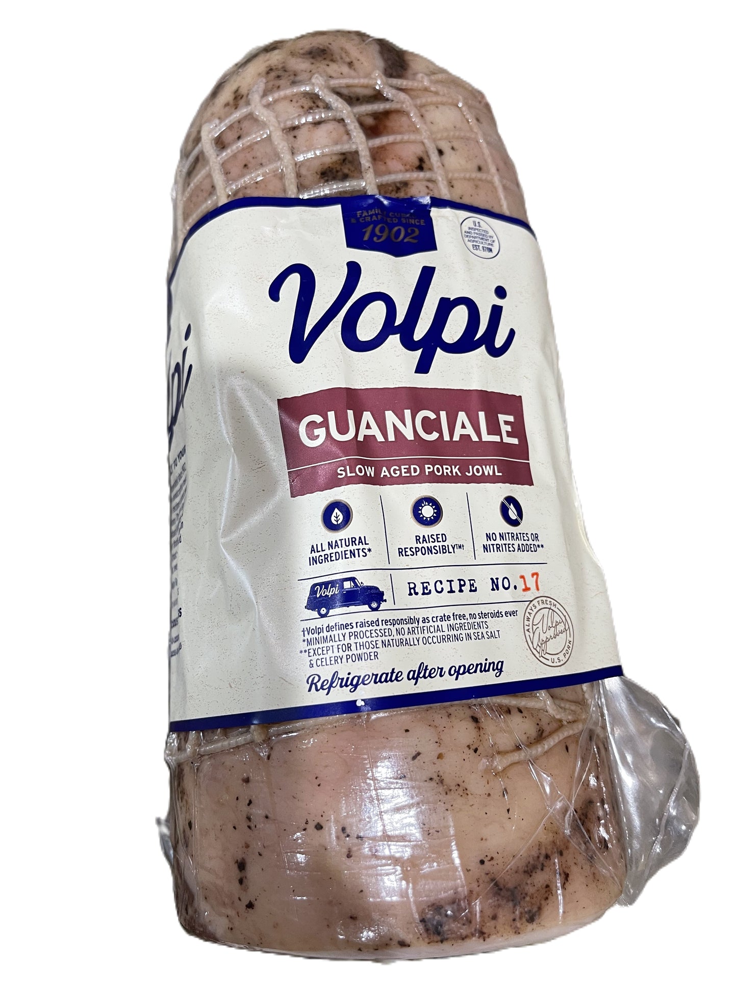 Volpi  Guanciale - $19.98/lb