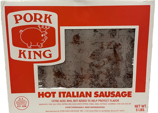 Pork King: Hot Italian Sausage 5 lb