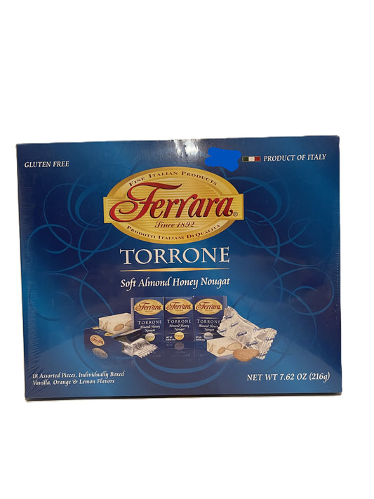 Ferrara Soft Almond Honey Nougat - Pack (18 pieces)