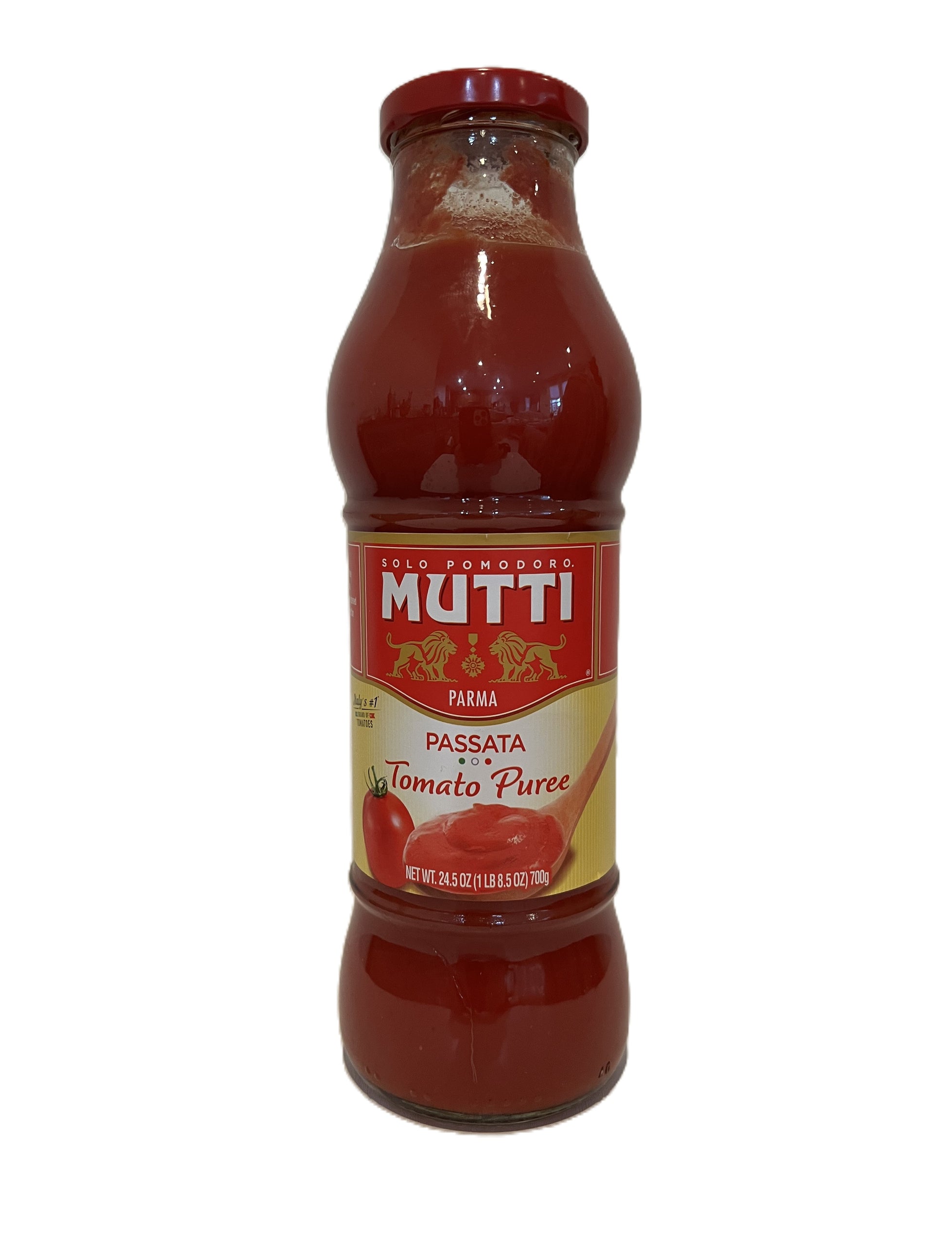 Mutti Tomato Puree (Passata), 24.5 oz. | 6 Pack | Italy's #1 Brand of  Tomatoes | Fresh Taste for Cooking | Canned Tomatoes | Vegan Friendly &  Gluten